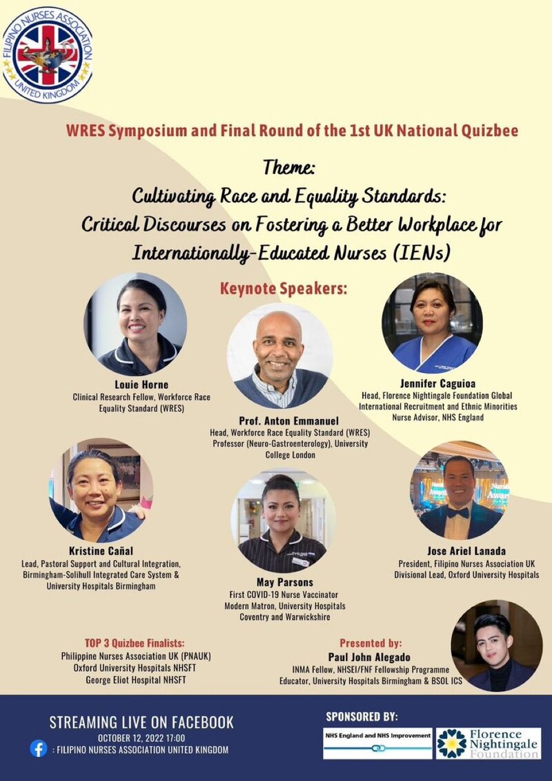 WRES Symposium and Final of FNA-UK Quizbee 2022